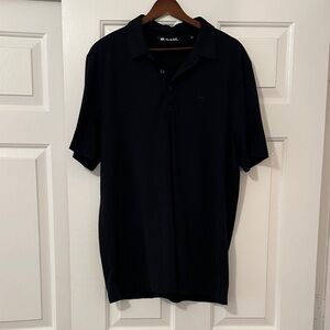 Travis Mathew Men's Black Polo Shirt